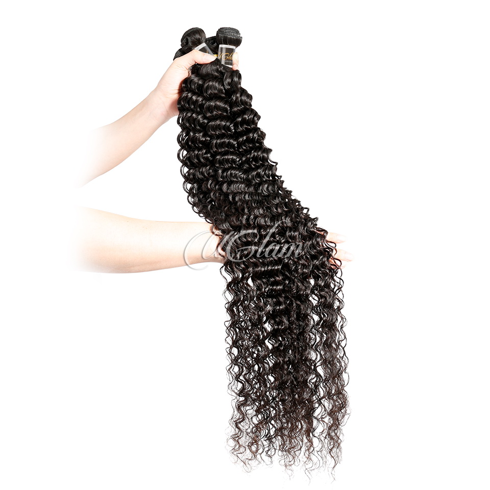 Virgin Long Size Human Hair Bundles Deep Wave (30-40 inches)